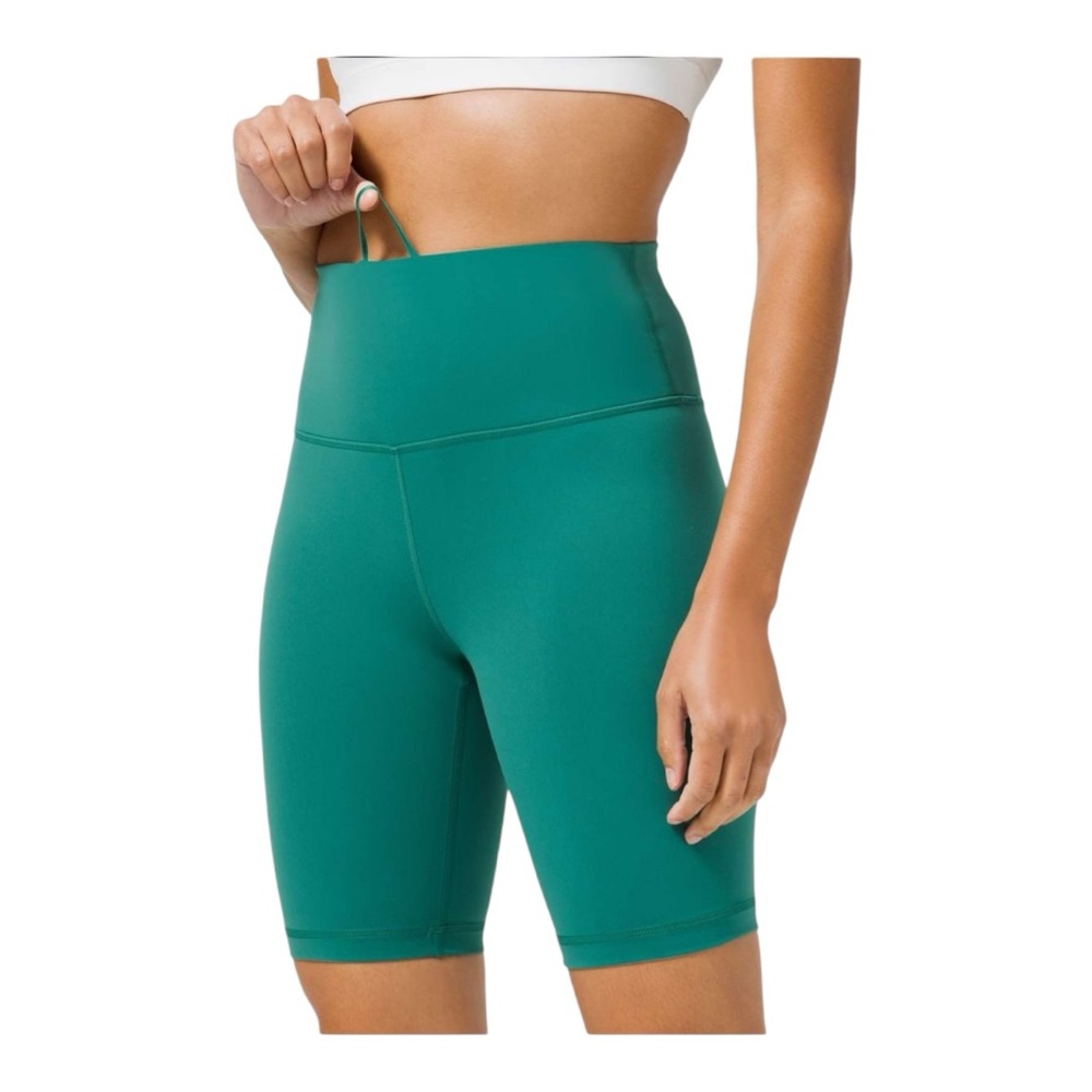 LULULEMON | Wunder Train High Rise Short 8" in Teal Lagoon, Size 4